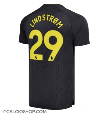 Everton Jesper Lindstrom #29 Seconda Maglia 2024-25 Manica Corta